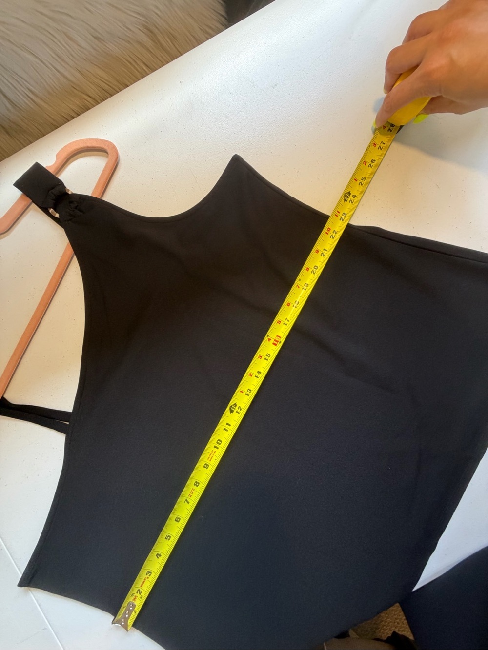 Addition Elle One Shoulder Black Tank Top Stretchy Size 3X Party Summer Casual - Picture 8 of 10